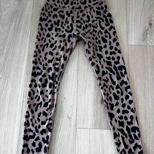 All Fenix Leopard Print High-Waisted Leggings Women’s, Sz:Med (Anthropologie)
